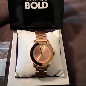 Movado - Bold- Rose Gold. Excellent condition!